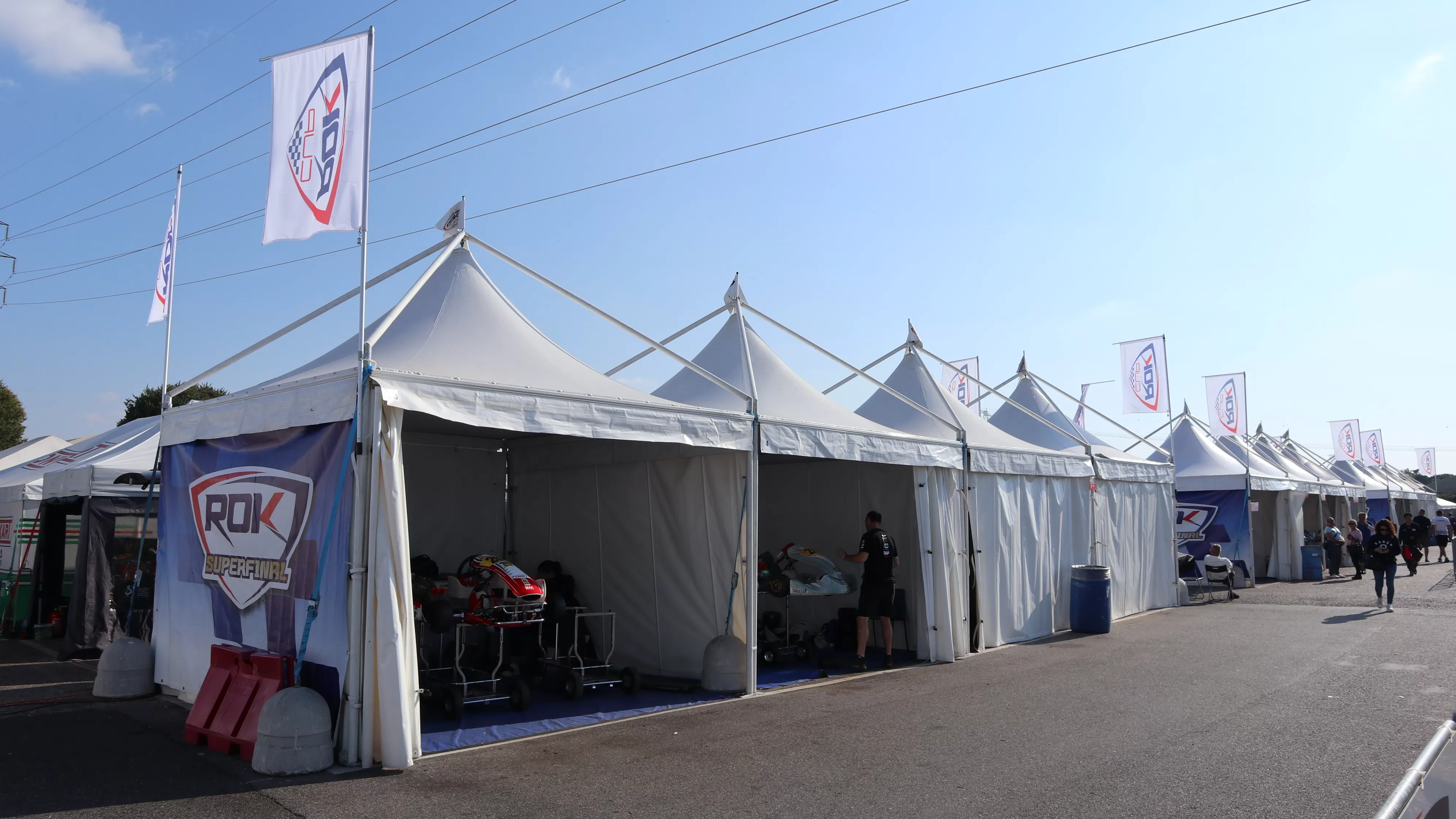 gazebo per organizzare eventi sportivi