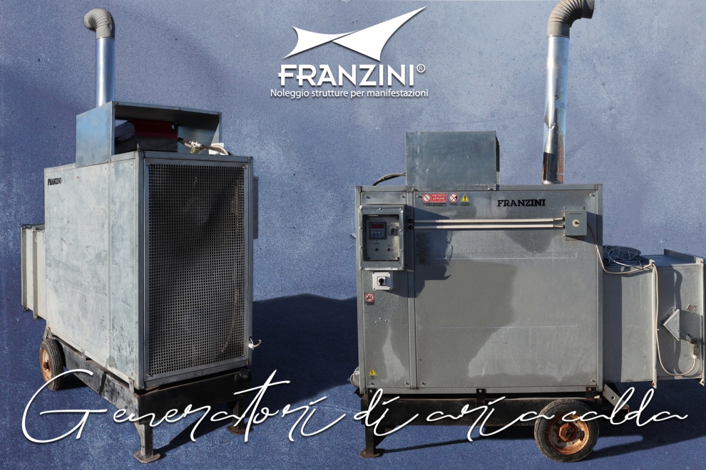 Riscalda i tuoi ambienti con con generatori di aria calda Franzini