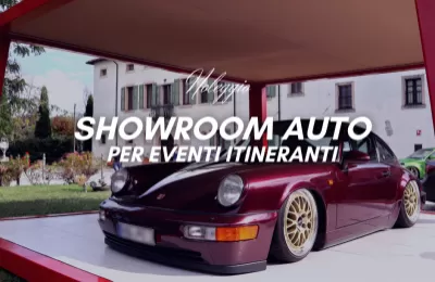 Showroom auto per eventi itineranti