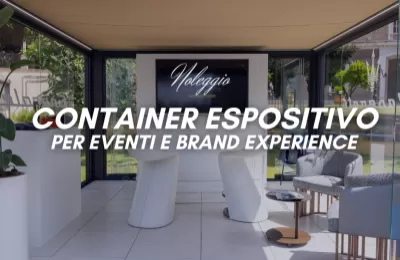 Container espositivo per eventi e brand experience